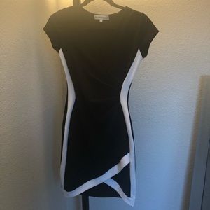 Black and white dress